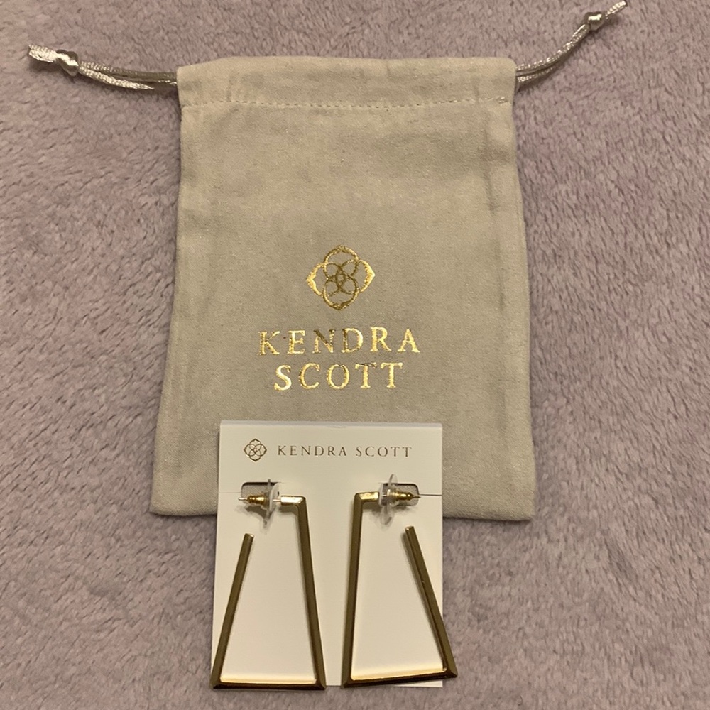 Kendra Scott 14K Gold Plated Hoop earrings